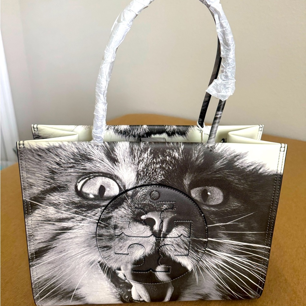TORY BURCH ELLA BAG CAT PRINT